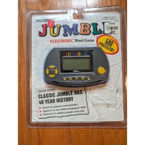 1998 Tiger Electronics Jumble Electronic Word Game Vintage Handheld 07-010 NIP
